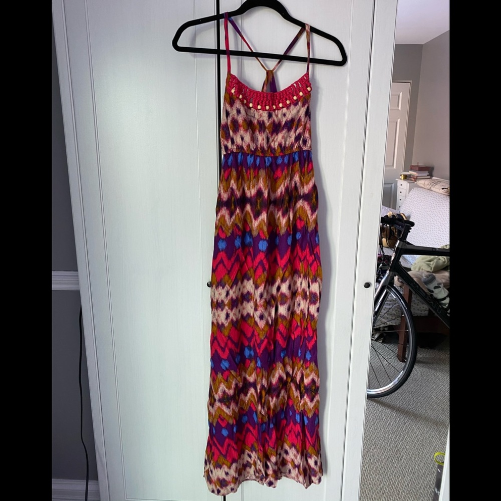 Multicolor summer maxi dress